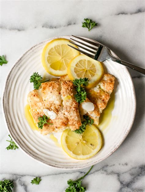 How many sugar are in baked lemon cod - calories, carbs, nutrition