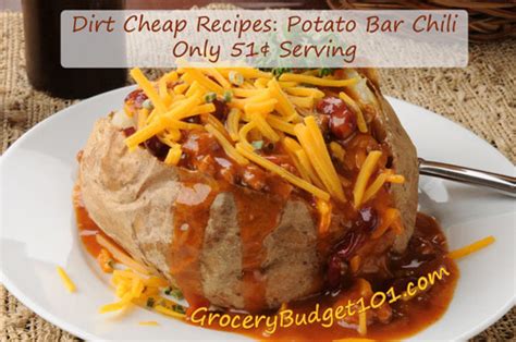 How many sugar are in baked potato bar with chili - calories, carbs, nutrition