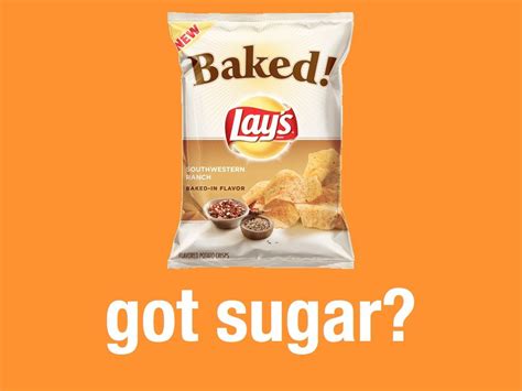 How many sugar are in baked southwestern ranch potato chips - calories, carbs, nutrition