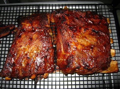 How many sugar are in baked spareribs with bronze bbq sauce - calories, carbs, nutrition
