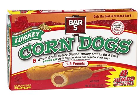 How many sugar are in baked turkey corndog - calories, carbs, nutrition