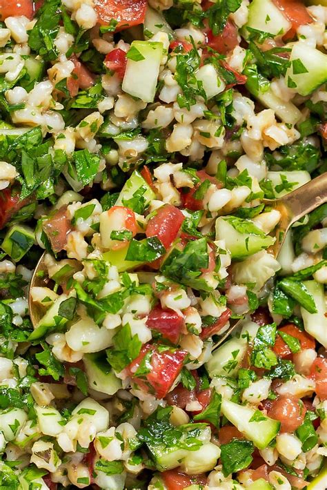 How many sugar are in barley tabbouleh - calories, carbs, nutrition