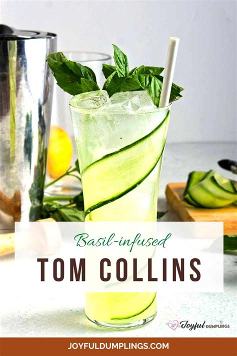 How many sugar are in basil cucumber collins - calories, carbs, nutrition