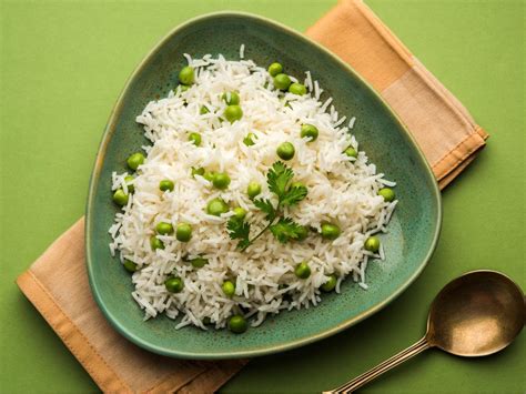 How many sugar are in basmati rice and peas - calories, carbs, nutrition