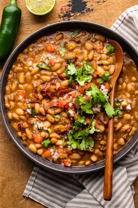 How many sugar are in beans borracho - calories, carbs, nutrition