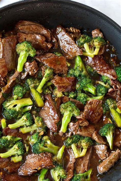 How many sugar are in beef flank asian broccoli stir fry - calories, carbs, nutrition