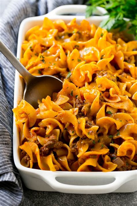 How many sugar are in beef noodle casserole - calories, carbs, nutrition