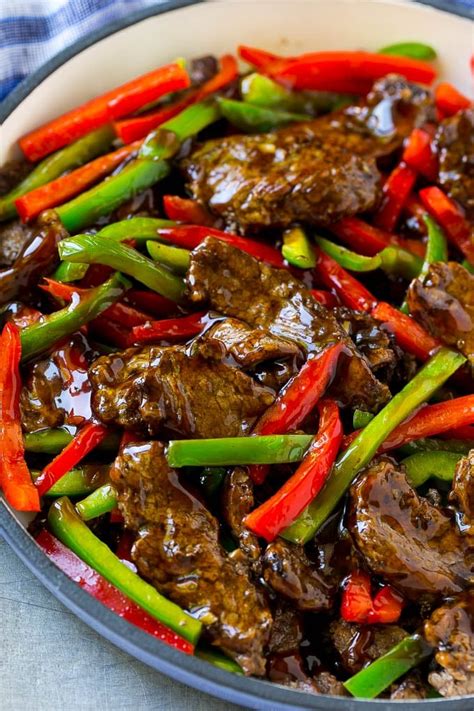 How many sugar are in beef pepper steak with vegetables medium - calories, carbs, nutrition