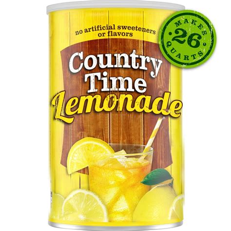 How many sugar are in bev lemonade country time 8 fl oz - calories, carbs, nutrition