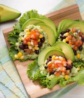 How many sugar are in black bean lettuce cups - calories, carbs, nutrition