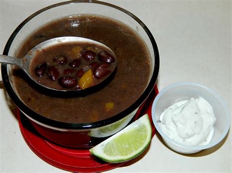 How many sugar are in black bean soup with cumin seed - calories, carbs, nutrition