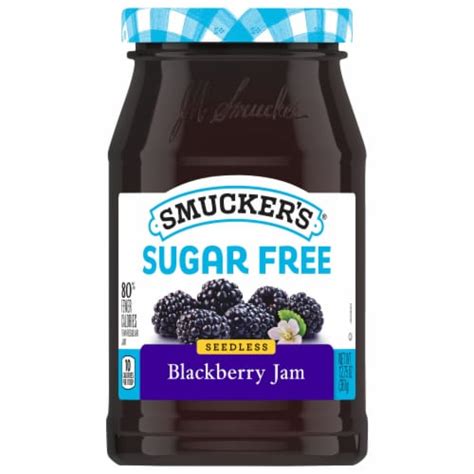 How many sugar are in blackberry jam, smuckers, 1/2 oz - calories, carbs, nutrition