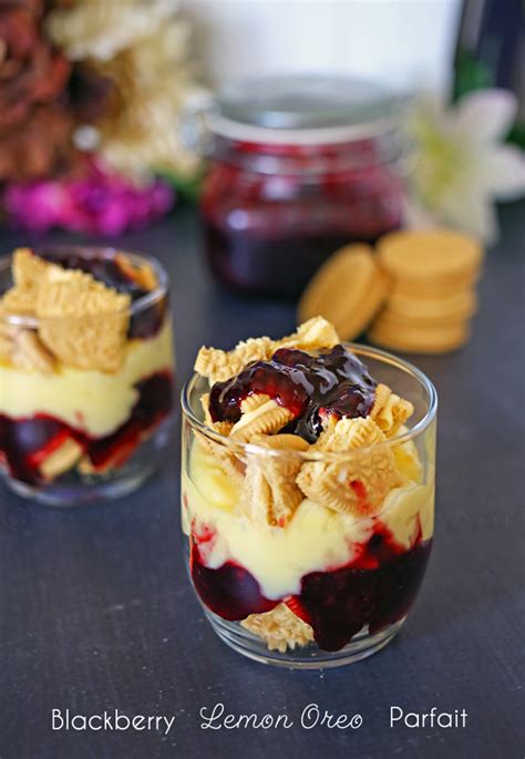 How many sugar are in blackberry lemon parfait - calories, carbs, nutrition