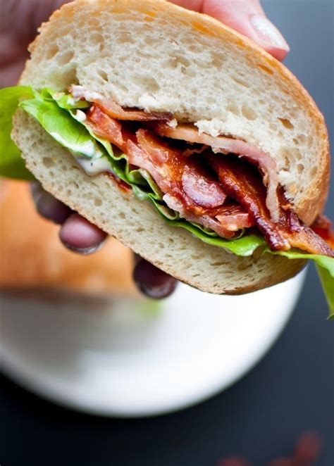 How many sugar are in blt with garlic mayo - calories, carbs, nutrition