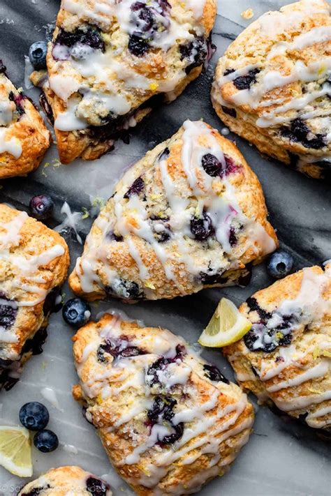 How many sugar are in blueberry lemon scones - calories, carbs, nutrition