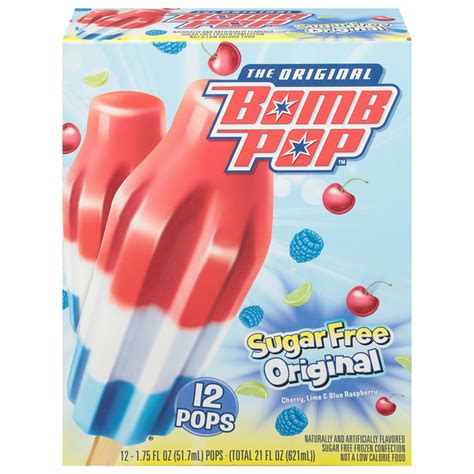 How many sugar are in bomb pop - calories, carbs, nutrition