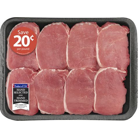 How many sugar are in boneless center cut - calories, carbs, nutrition