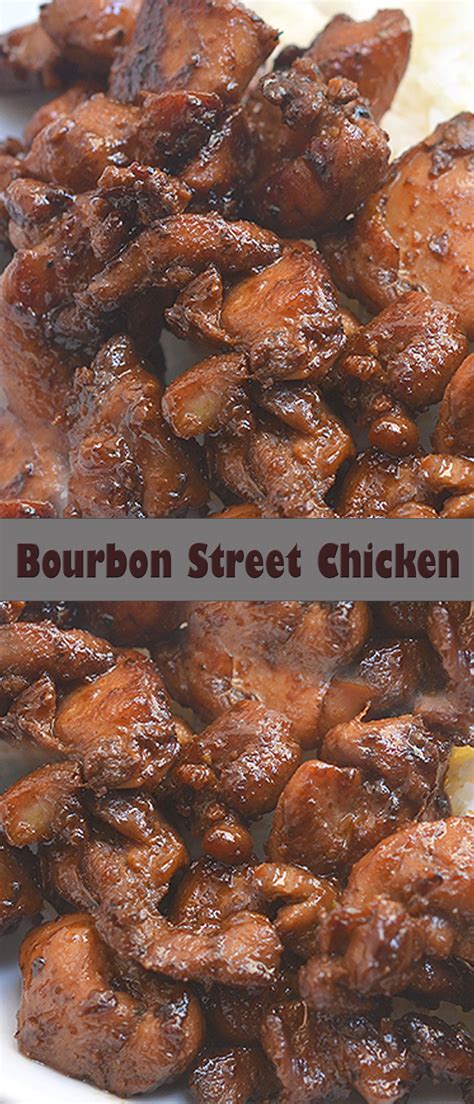 How many sugar are in bourbon street chicken - calories, carbs, nutrition