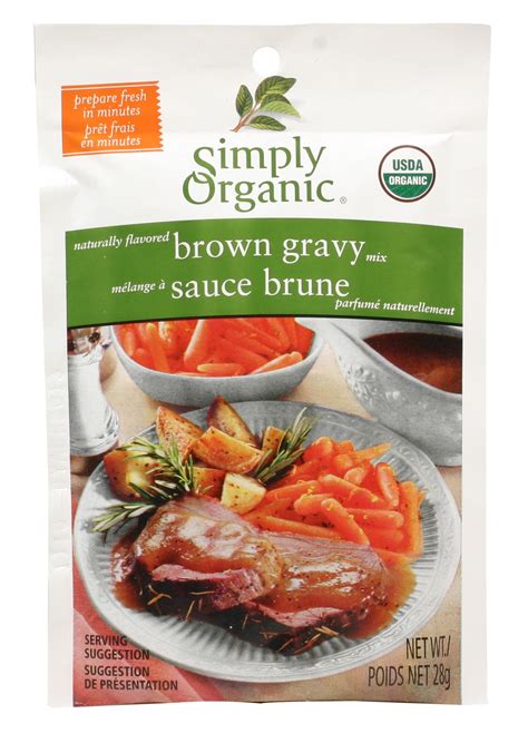 How many sugar are in brown gravy, simply seasoned - calories, carbs, nutrition