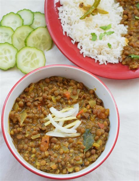 How many sugar are in brown lentil dal - calories, carbs, nutrition