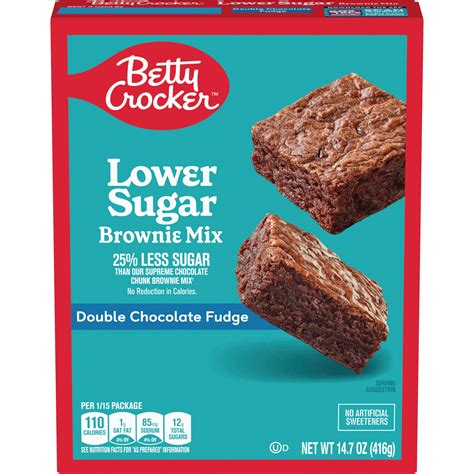 How many sugar are in brownie mix double chocolate walnut fsp slc=6x8 - calories, carbs, nutrition