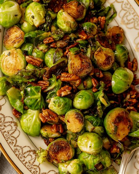 How many sugar are in brussel sprouts in pecan butter-occ - calories, carbs, nutrition