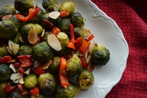 How many sugar are in brussels sprouts with red peppers - calories, carbs, nutrition