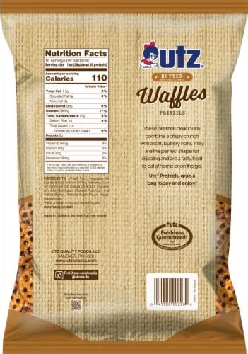 How many sugar are in butter waffle pretzels - calories, carbs, nutrition