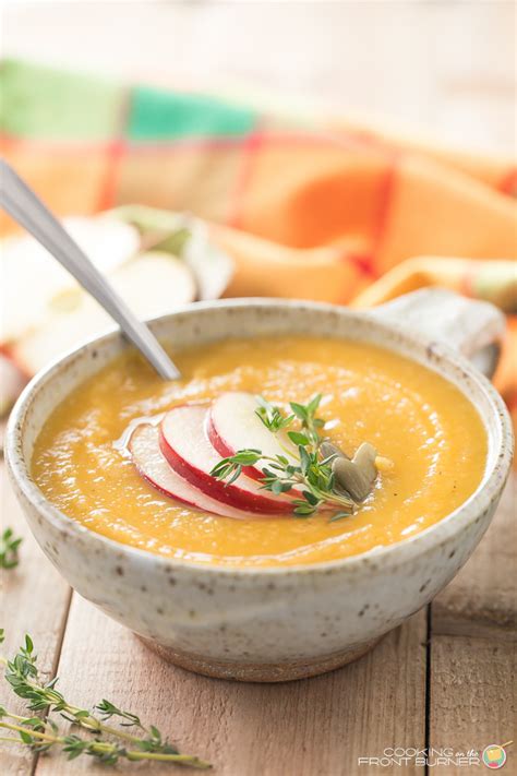 How many sugar are in butternut squash soup with roasted apple - calories, carbs, nutrition