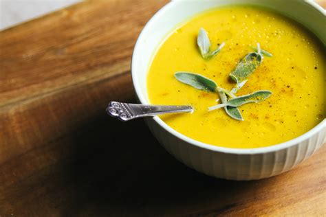 How many sugar are in butternut squash soup with sage - calories, carbs, nutrition