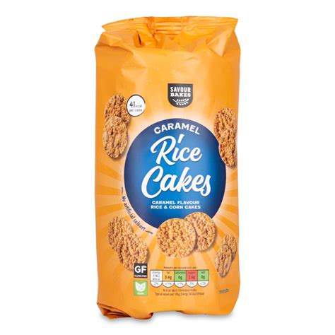 How many sugar are in buttery caramel rice cakes - calories, carbs, nutrition
