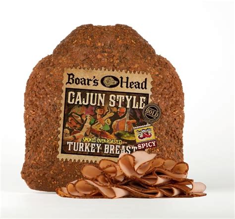 How many sugar are in cajun style smoked oven roasted turkey breast # - calories, carbs, nutrition