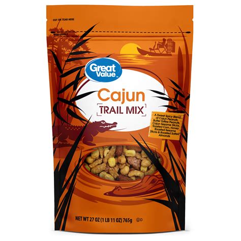 How many sugar are in cajun trail mix - calories, carbs, nutrition