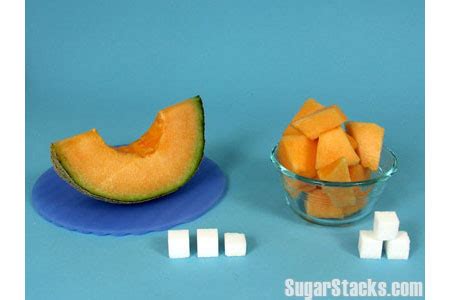 How many sugar are in cantaloupe-lg - calories, carbs, nutrition