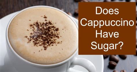 How many sugar are in cappuccino - calories, carbs, nutrition