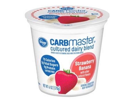 How many sugar are in carb master yogurt - calories, carbs, nutrition