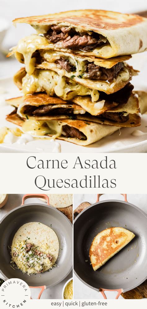 How many sugar are in carne asada quesadilla - calories, carbs, nutrition