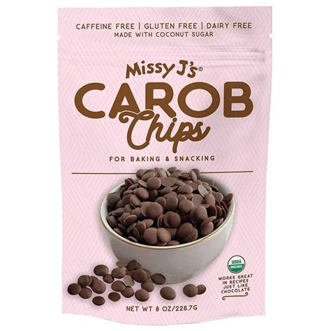 How many sugar are in carob chip - calories, carbs, nutrition