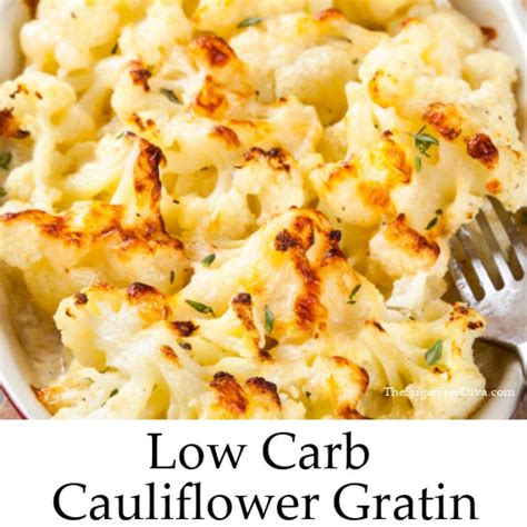 How many sugar are in cauliflower gratin - calories, carbs, nutrition