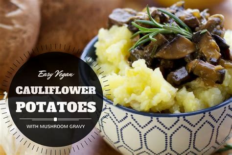 How many sugar are in cauliflower mashed potatoes with mushroom gravy - calories, carbs, nutrition