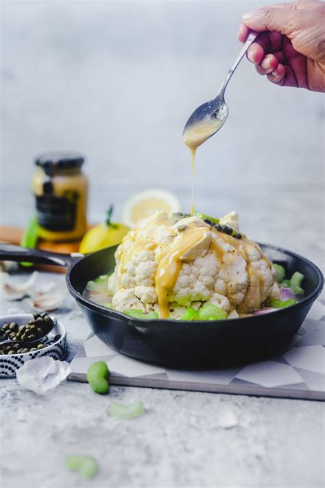 How many sugar are in cauliflower with mustard sauce - calories, carbs, nutrition