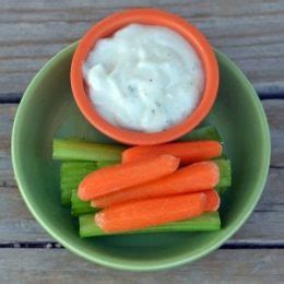 How many sugar are in celery and carrots with ranch - calories, carbs, nutrition