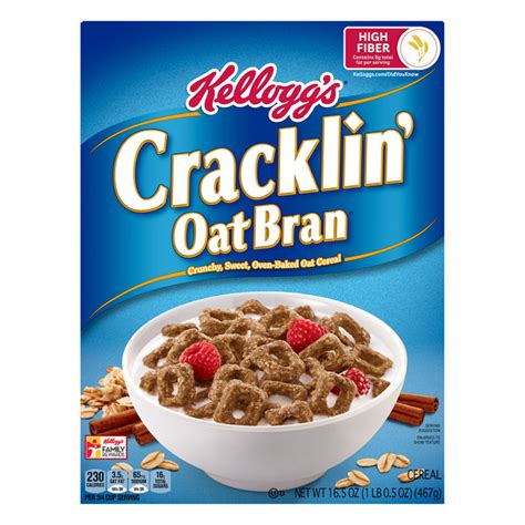 How many sugar are in cereal cracklin oat bran bulk 1 cup - calories, carbs, nutrition