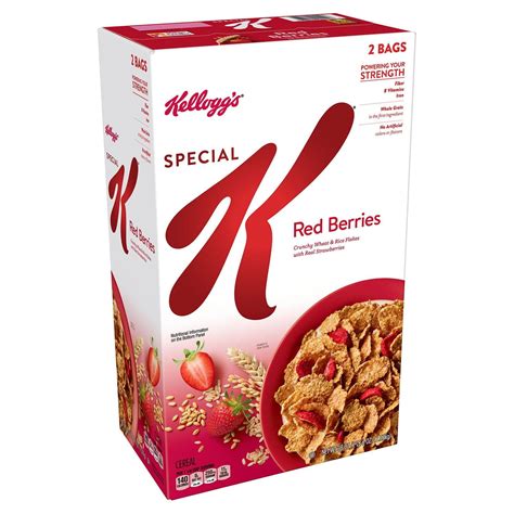 How many sugar are in cereal with red berries - calories, carbs, nutrition