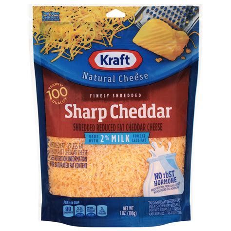 How many sugar are in cheese cheddar low fat shredded - calories, carbs, nutrition