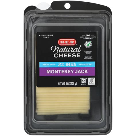 How many sugar are in cheese monterey jack sliced 1/2 oz 1 slice - calories, carbs, nutrition