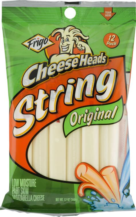 How many sugar are in cheeseheads 100% natural string cheese - calories, carbs, nutrition