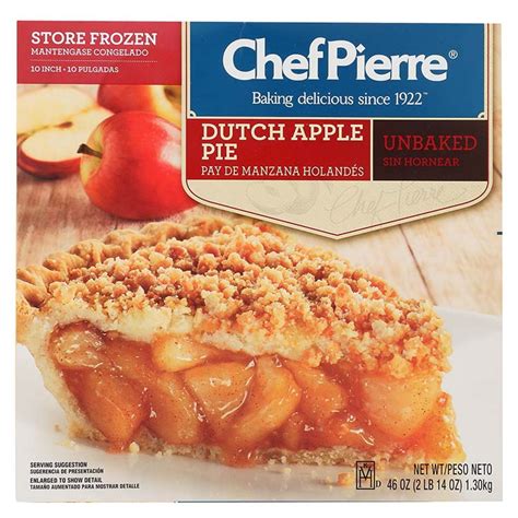 How many sugar are in chef pierre apple pie, rtb - calories, carbs, nutrition