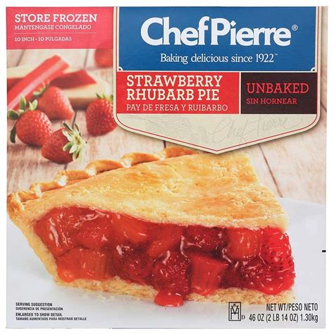 How many sugar are in chef pierre strawberry cream pie - calories, carbs, nutrition