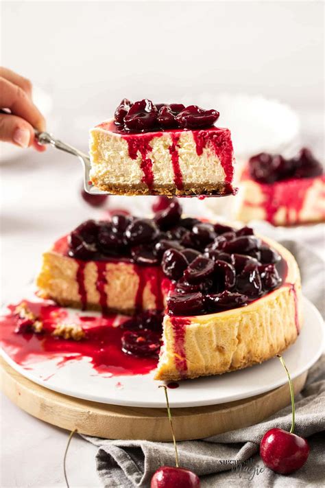 How many sugar are in cherry and cheesecake - calories, carbs, nutrition